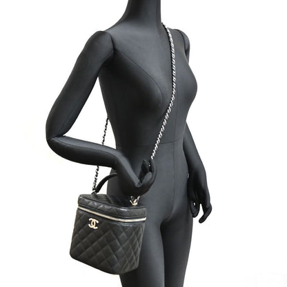 Chanel Shoulder Bag Caviar Black