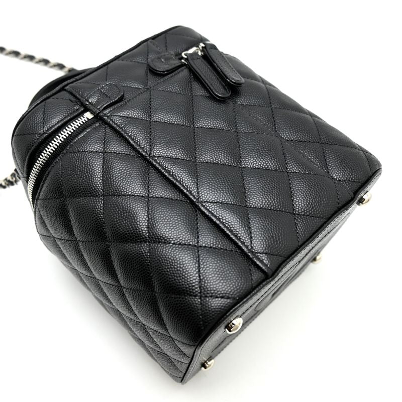 Chanel Shoulder Bag Caviar Black