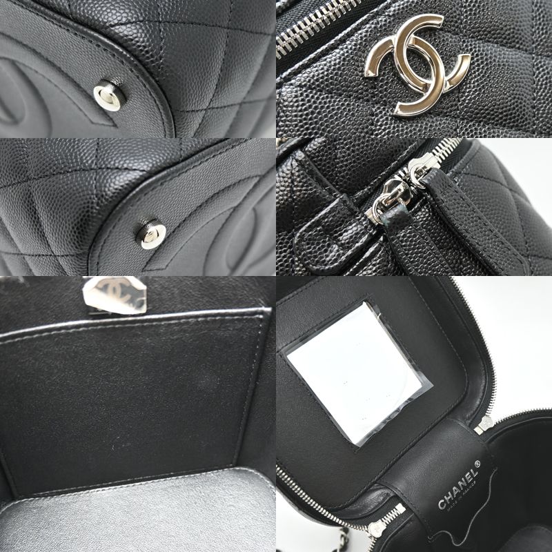 Chanel Shoulder Bag Caviar Black