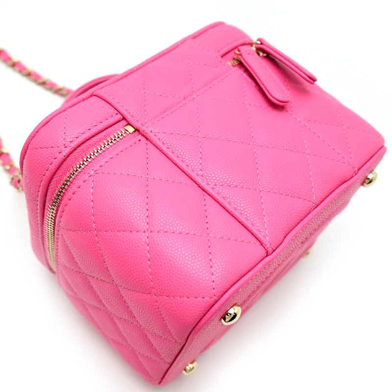 Chanel Shoulder Bag Caviar Pink
