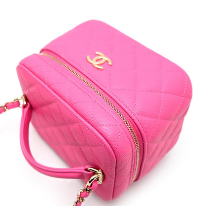 Chanel Shoulder Bag Caviar Pink