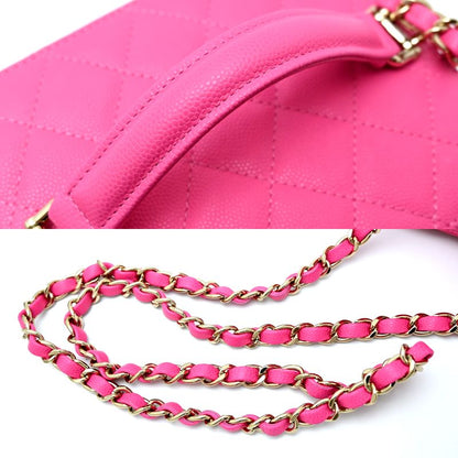 Chanel Shoulder Bag Caviar Pink