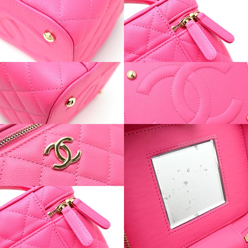 Chanel Shoulder Bag Caviar Pink