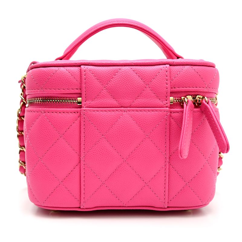 Chanel Shoulder Bag Caviar Pink