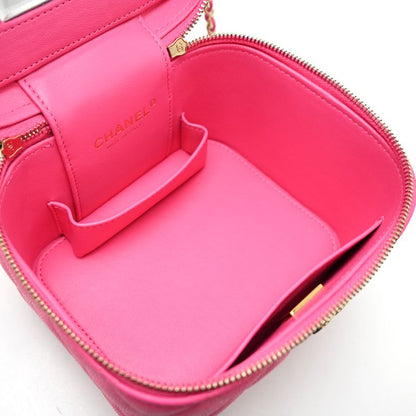 Chanel Shoulder Bag Caviar Pink