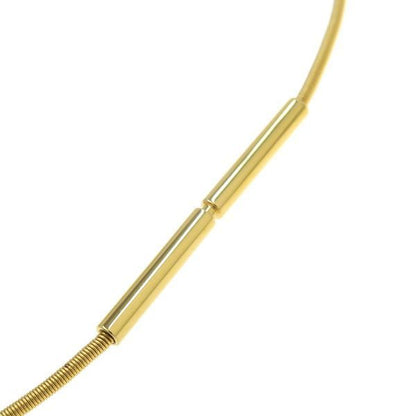Hermes Cage de Ash Cube Necklace Gold Plated