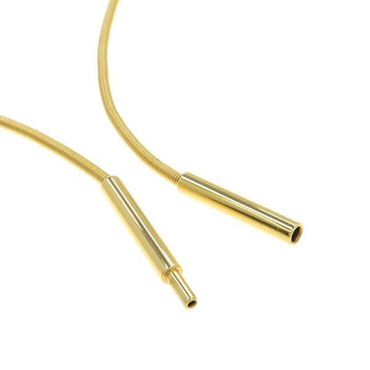 Hermes Cage de Ash Cube Necklace Gold Plated