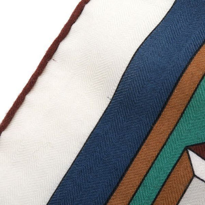 Hermes Carre Geant Cashmere Silk Scarf