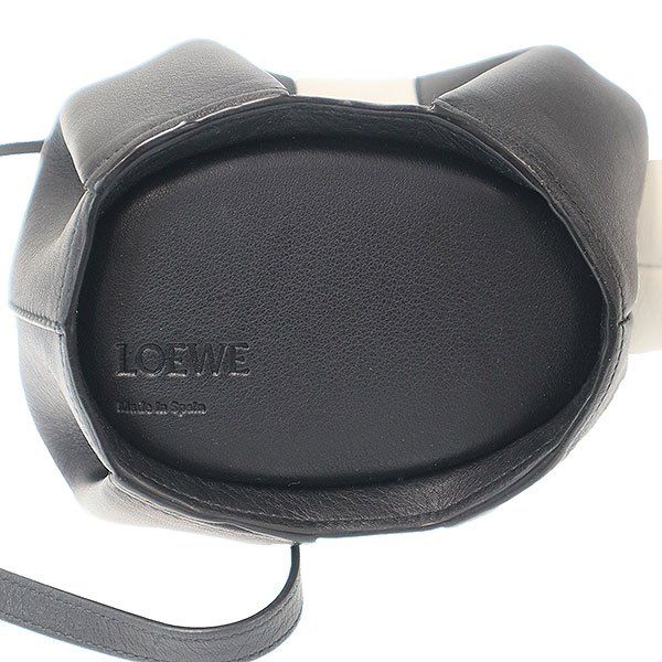 Loewe Panda Mini Shoulder Bag White Black