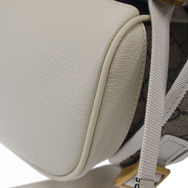 Gucci Ophidia GG Supreme Backpack Gray White Graywhite