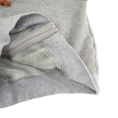 Loewe Anagram Flamenco Zip Up Hoodie Gray