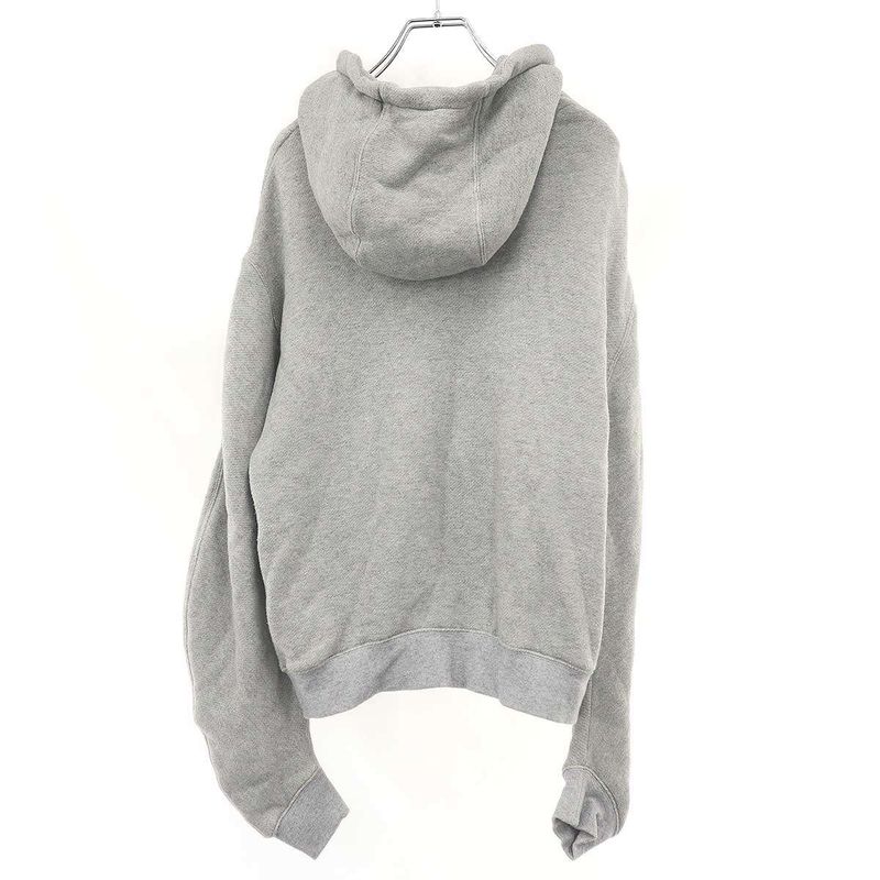 Loewe Anagram Flamenco Zip Up Hoodie Gray