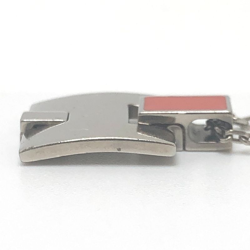 Hermes Necklace Motif Irene Metal Silver