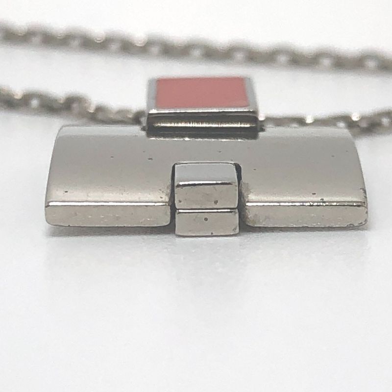 Hermes Necklace Motif Irene Metal Silver