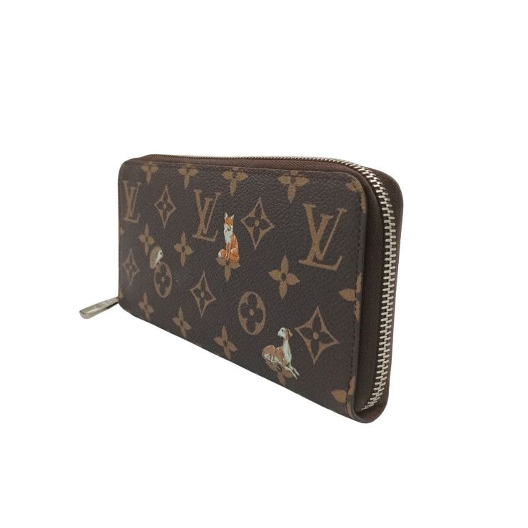 Louis Vuitton Wallet Forest Zippy Horizontal Brown Monogram