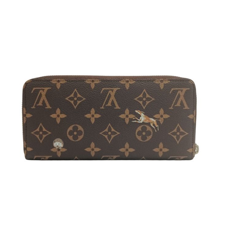 Louis Vuitton Wallet Forest Zippy Horizontal Brown Monogram