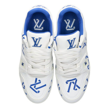 Louis Vuitton LV Trainer Sneaker White Blue