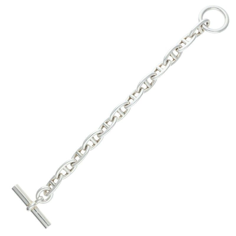 Hermes Chaine D'ancre GM Silver Bracelet