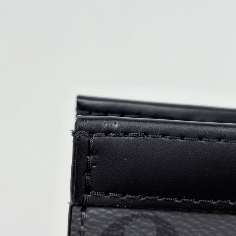 Louis Vuitton Pochette Voyage Clutch Monogram Eclipse Gray Black
