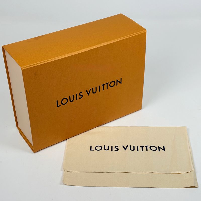 Louis Vuitton Pochette Voyage Clutch Monogram Eclipse Gray Black