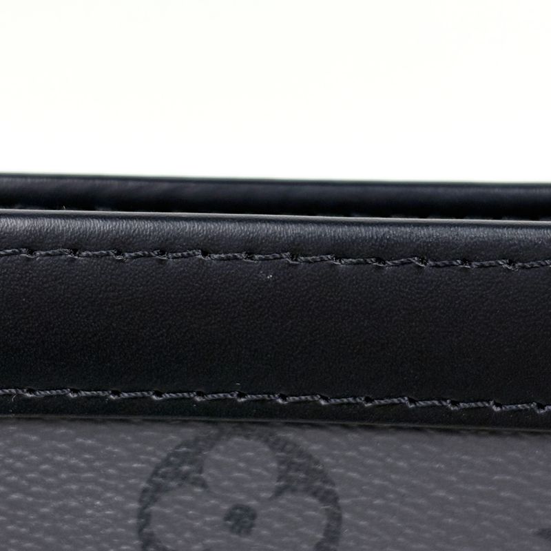 Louis Vuitton Pochette Voyage Clutch Monogram Eclipse Gray Black