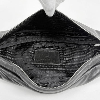 Prada Waist Bag Leather Nero