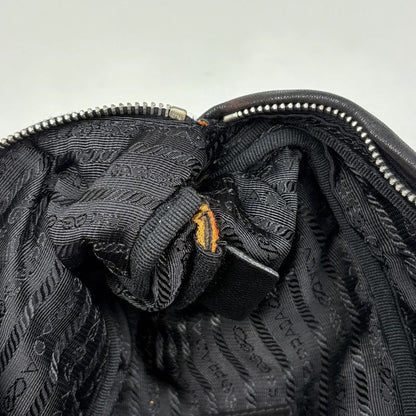 Prada Waist Bag Leather Nero