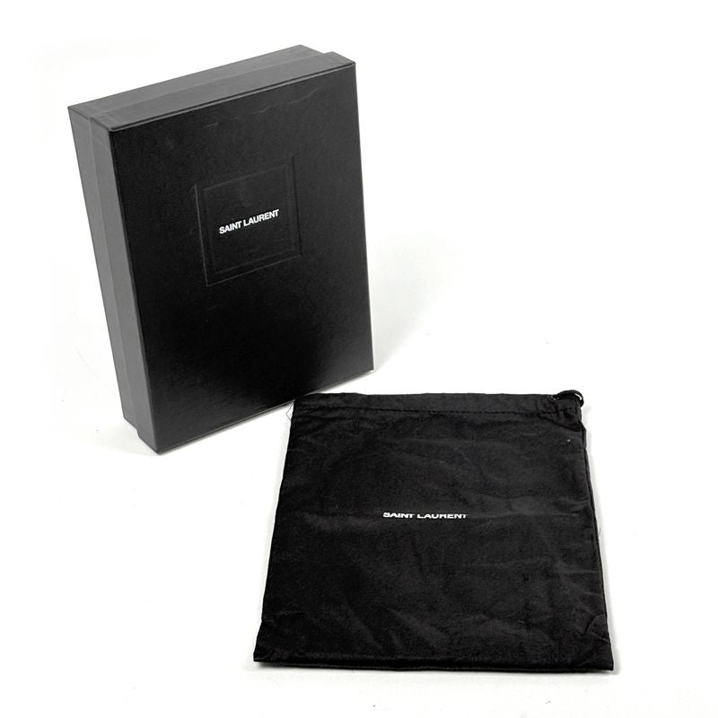 Saint Laurent Paris Logo Chain Wallet Shoulder Bag Clutch