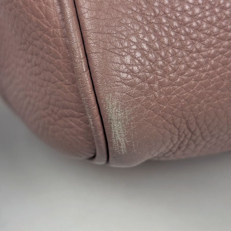 Gucci Bamboo 2-Way Shoulder Bag Leather Pink