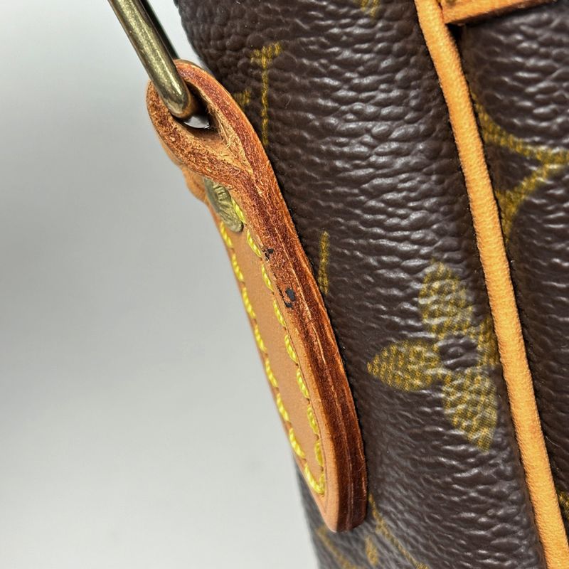 Louis Vuitton Danube Crossbody Shoulder Bag Monogram Brown