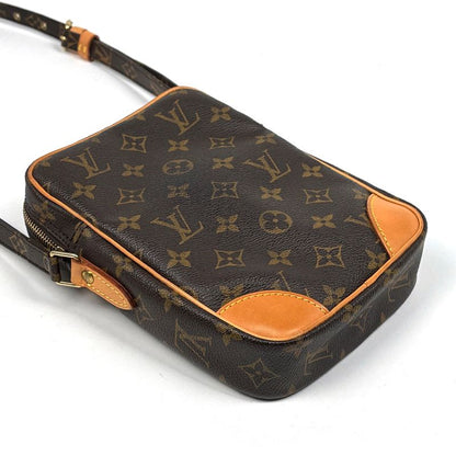 Louis Vuitton Danube Crossbody Shoulder Bag Monogram Brown