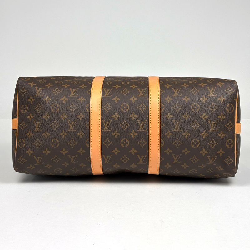 Louis Vuitton Keepall Bandouliere 50 2-Way Shoulder Bag Monogram Brown