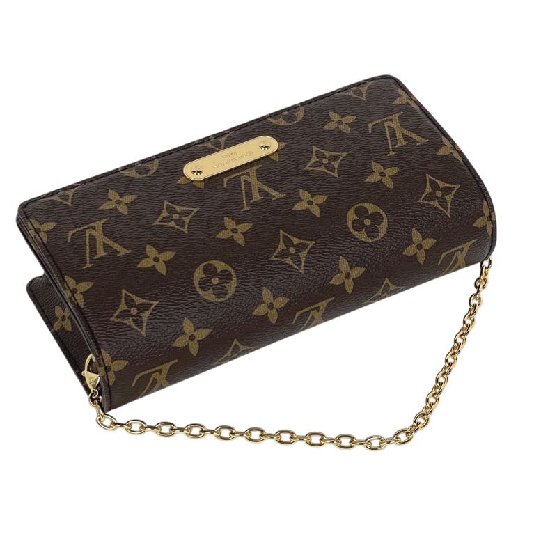 Louis Vuitton Wallet on Chain Lily 2-Way Shoulder Bag Monogram