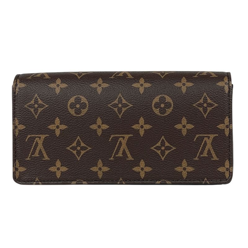 Louis Vuitton Wallet on Chain Lily 2-Way Shoulder Bag Monogram