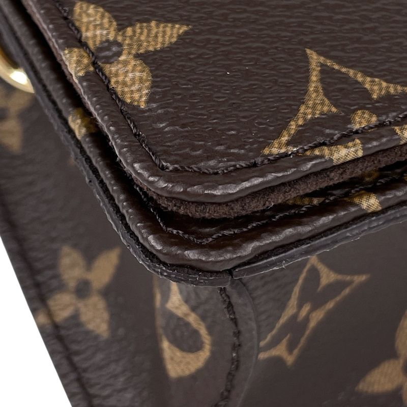 Louis Vuitton Wallet on Chain Lily 2-Way Shoulder Bag Monogram
