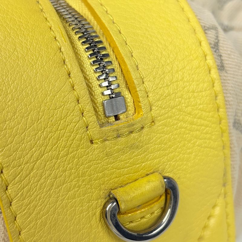 Louis Vuitton Speedy Round 2-Way Shoulder Bag Jaune
