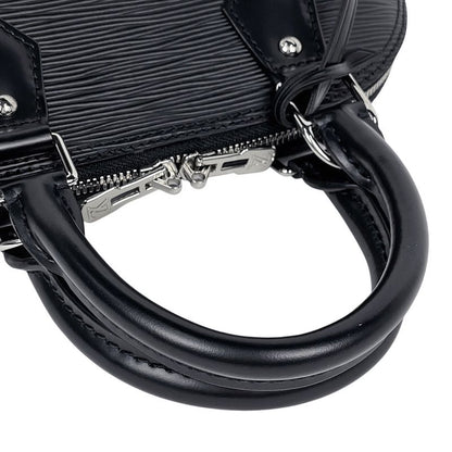 Louis Vuitton Alma BB 2-Way Shoulder Bag Epi Noir Black