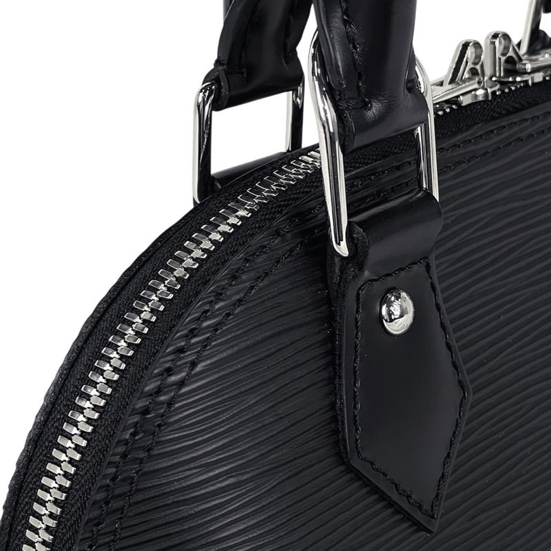 Louis Vuitton Alma BB 2-Way Shoulder Bag Epi Noir Black
