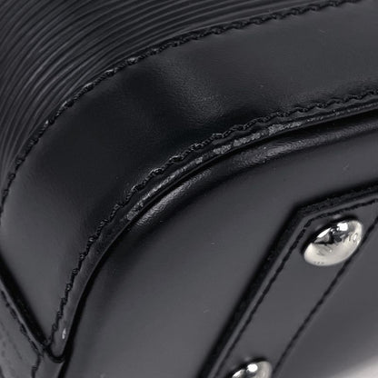 Louis Vuitton Alma BB 2-Way Shoulder Bag Epi Noir Black