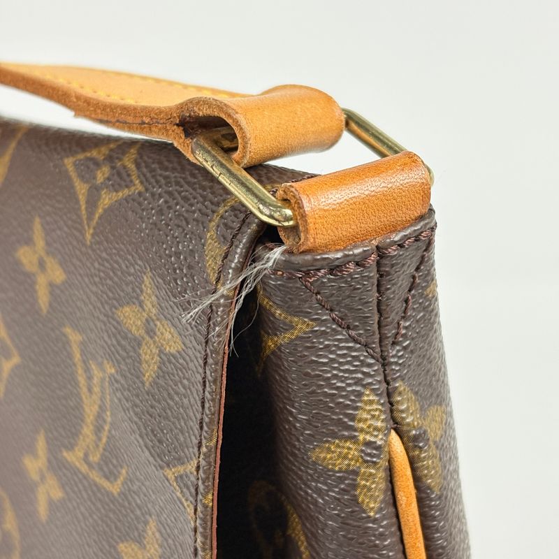Louis Vuitton Musette Crossbody Shoulder Bag Monogram Brown