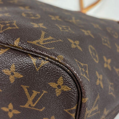 Louis Vuitton Neverfull MM Shoulder Bag Tote Monogram Brown