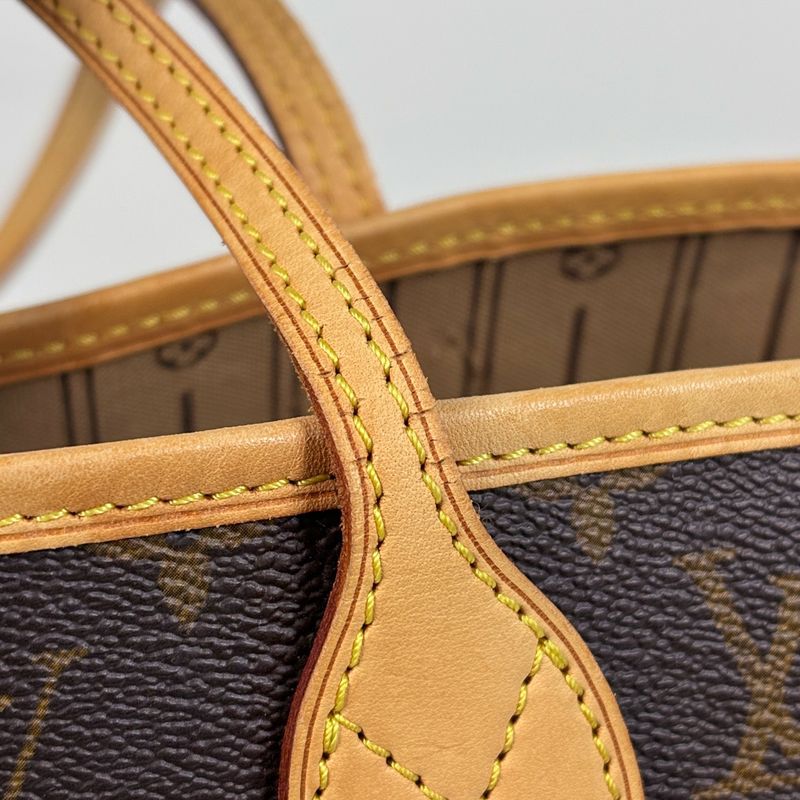 Louis Vuitton Neverfull MM Shoulder Bag Tote Monogram Brown