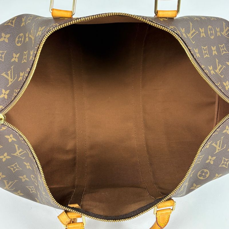 Louis Vuitton Keepall 50 Boston Bag Monogram Brown