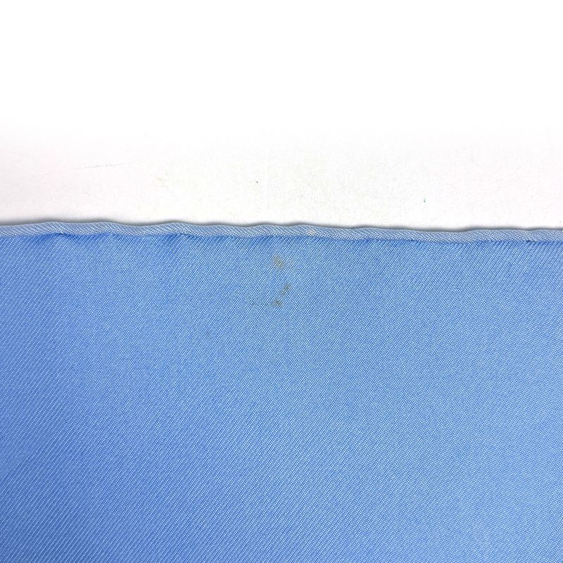 Hermes Carre 90 la Prairie Grassland Scarf Silk Light Blue Light Multicolor
