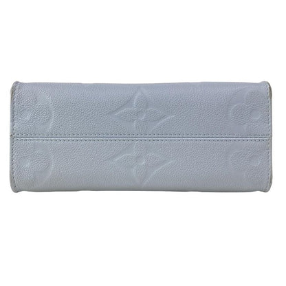 Louis Vuitton Tote Monogram Empreinte on the Go PM Blue Leather