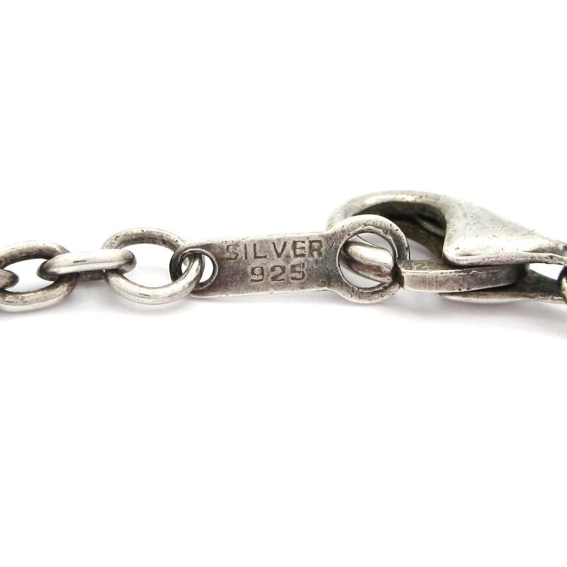 Hermes Necklace Silver 18k Yellow Gold External Chain X