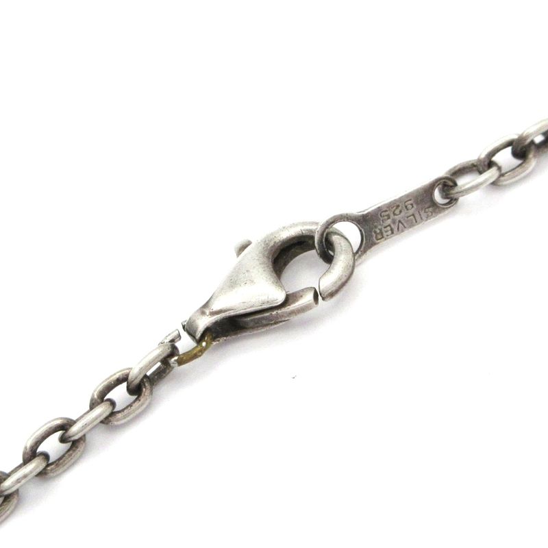 Hermes Necklace Silver 18k Yellow Gold External Chain X
