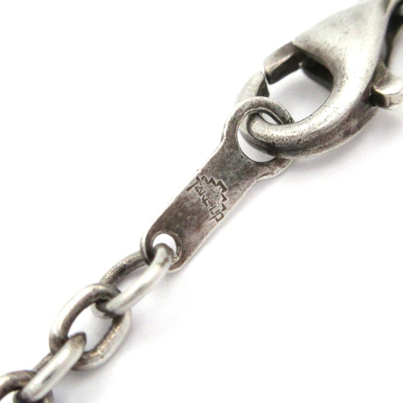 Hermes Necklace Silver 18k Yellow Gold External Chain X