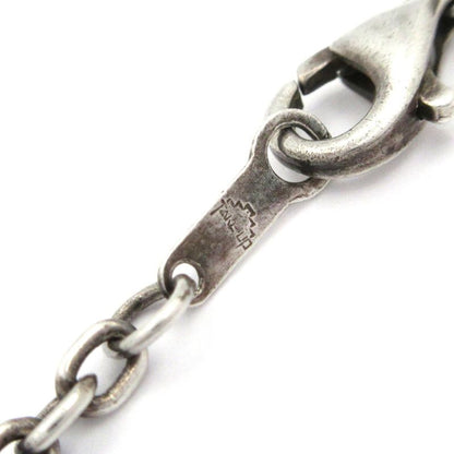 Hermes Necklace Silver 18k Yellow Gold External Chain X