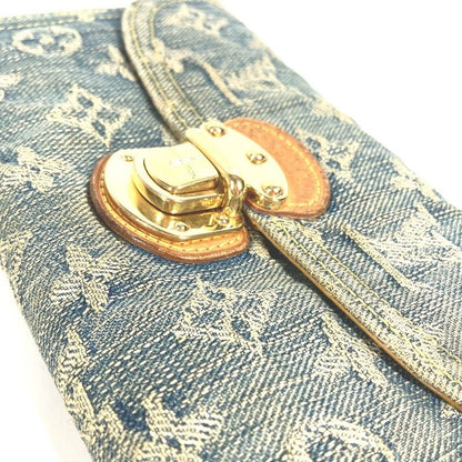 Louis Vuitton Wallet Porte Feuille Amelia Monogram Denim Canvas